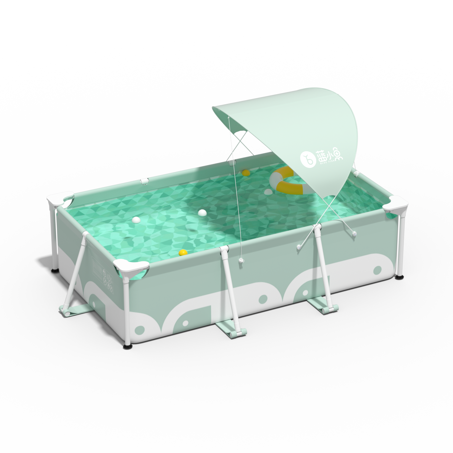Rectangular Frame Canopy Pool Product Image 1 · Main Product Image