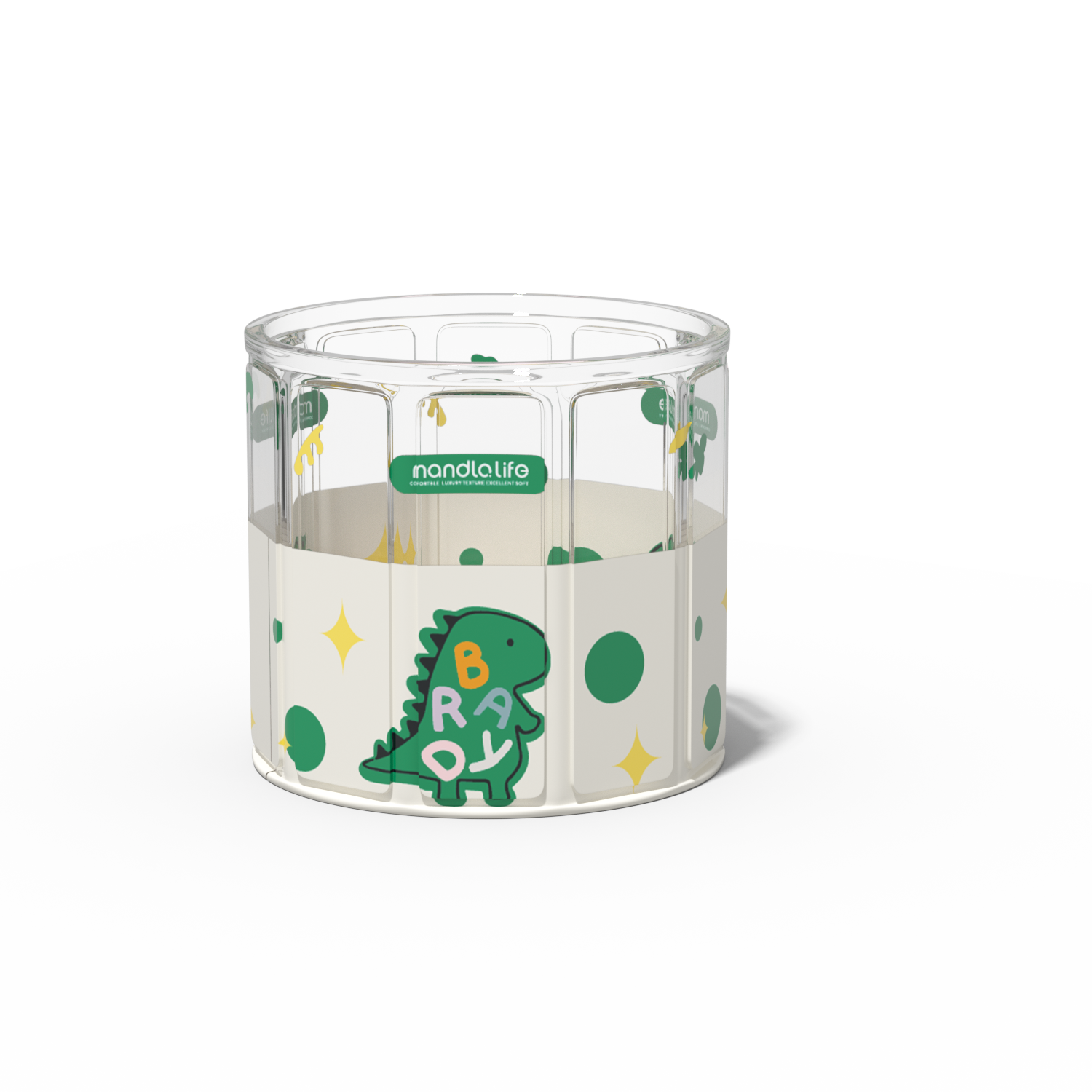 Semi-Transparent Foldable Swim Tub green dinosaur · Regular style · Expand