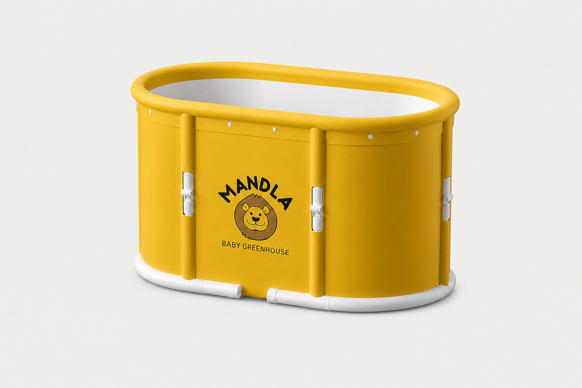 Oval Foldable Bathtub Baru lion · Expanded